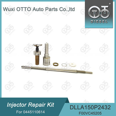 Kit de reparação de injetores 0445110614 Inclui bocal DLLA150P2432 e válvula F00VC01200 para peças FIAT