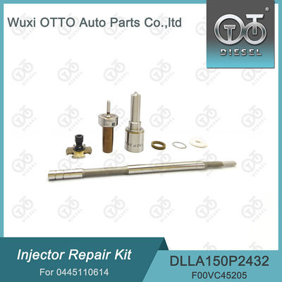 Kit de reparação de injetores 0445110614 Inclui bocal DLLA150P2432 e válvula F00VC01200 para peças FIAT