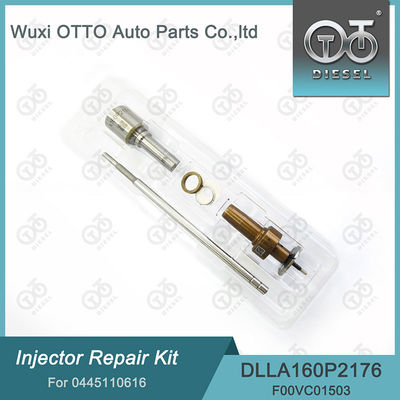 Kit de Reparo de Injetor Common Rail 0445110616, Kit de Reparo de Revisão de Injetor de Combustível Diesel Peças de Reposição