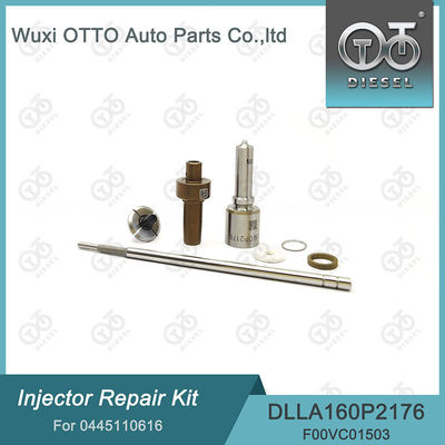 Kit de Reparo de Injetor Common Rail 0445110616, Kit de Reparo de Revisão de Injetor de Combustível Diesel Peças de Reposição