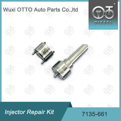 Kit de Reparo do Injetor Kit Bico-Válvula 7135-661 com Bico L137PBD e 1 Conjunto de Saco com Moldes de Plástico