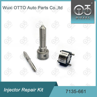 Kit de Reparo do Injetor Kit Bico-Válvula 7135-661 com Bico L137PBD e 1 Conjunto de Saco com Moldes de Plástico