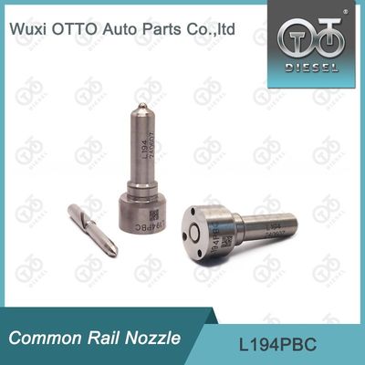 Garrafa de alta velocidade de aço Delphi Common Rail L194PBC para BEBE4D24003 com acabamento prateado