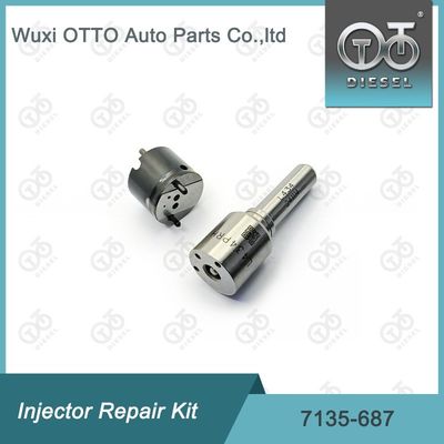 Kit Válvula Bico Injetor 7135-687 Kit Reparo Injetor Com Bico L434PRH E Válvula 28309994