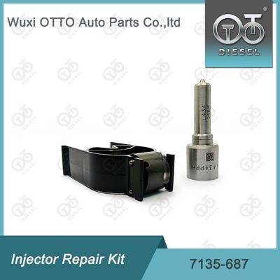 Kit Válvula Bico Injetor 7135-687 Kit Reparo Injetor Com Bico L434PRH E Válvula 28309994