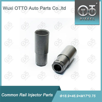 Injetor de combustível diesel de aço de alta velocidade Nozzle Cap Nut Tamanho Φ18.9×46.9×M17*0.75 para Injetor Piezo com saco de plástico em embalagem de caixa de papel