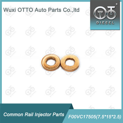 High-speed Steel Common Rail Injector Copper Washer F00VC17505 Shim 7.5*15*2.5mm ISO9001 Certified