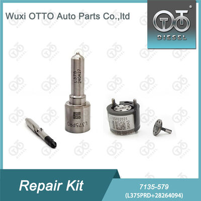 7135-579 Kit de Reparo de Injetor  com Bico L375PRD e Válvula de Controle 28264094 para Motores Diesel