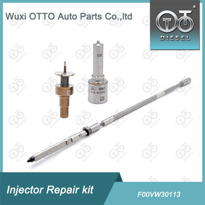 Kit de reparação do injetor de carris comuns F00VW30113 Incluir tampa da válvula T614 Para o injetor 0445110583 / 584 / 338002F610