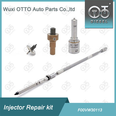 Kit de reparação do injetor de carris comuns F00VW30113 Incluir tampa da válvula T614 Para o injetor 0445110583 / 584 / 338002F610