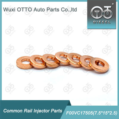 Injetor de cobre de alta velocidade de aço Common Rail F00VC17505 Shim 7.5×15×2.5mm Certificado ISO9001