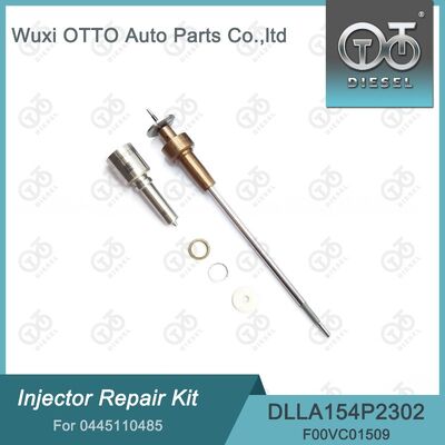 0445110485 Kit de reparo do injetor Aço rápido Inclui bico DLLA154P2302 e válvula F00VC01509