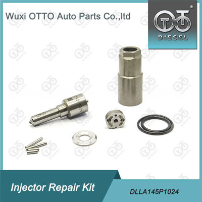 Kit de Reparo de Injetor Denso Diesel com Bico DLLA145P1024 para Modelo 23670-0L010 em Aço de Alta Velocidade