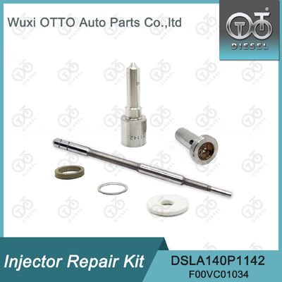 DSLA140P1142 Kit de reparação de injetores Bosch Inclui bocal DSLA140P1142 e válvula F00VC01034